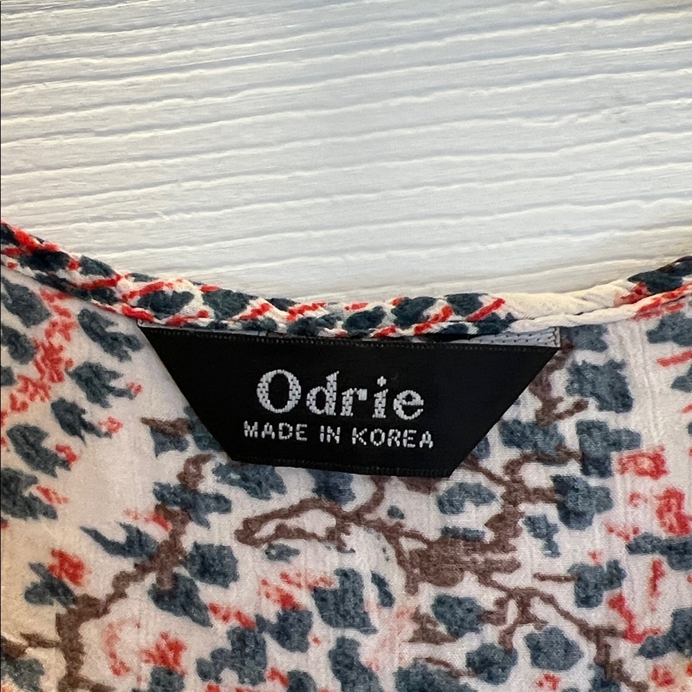 Boho Multicolor Patterned Blouse - image 4